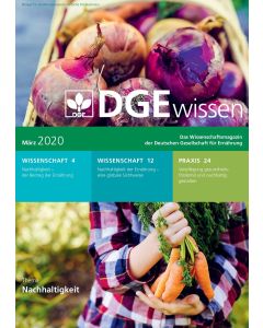 DGEwissen - Das Wissenschaftsmagazin der Deutschen Gesellschaft für Ernährung